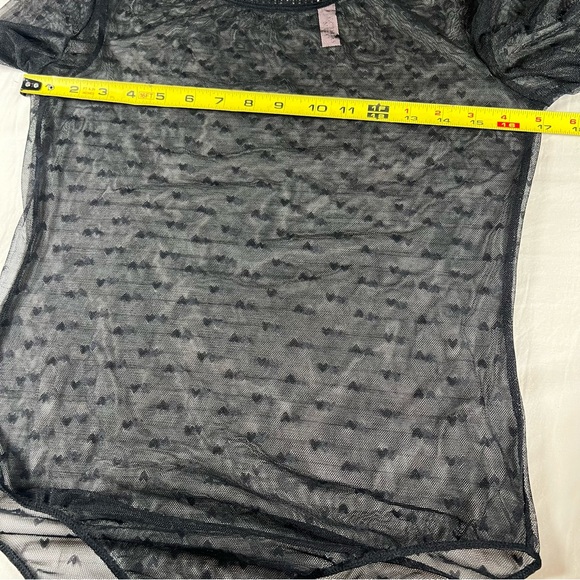 Victoria’s Secret Heart Print Sheer Bodysuit - Picture 7 of 13
